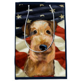 AIREDALE TERRIER MEDIUM CADEAUZAKJE (Voorkant)