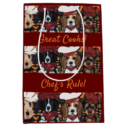 Airedale Terrier Medium Cadeauzakje (Voorkant)