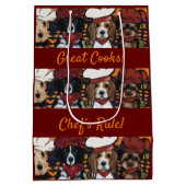 Airedale Terrier Medium Cadeauzakje (Achterkant)