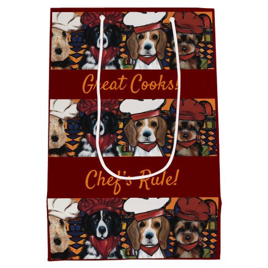 Airedale Terrier Medium Cadeauzakje (Achterkant)