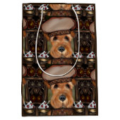 AIREDALE TERRIER MEDIUM CADEAUZAKJE (Voorkant)