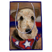 AIREDALE TERRIER MEDIUM CADEAUZAKJE (Voorkant)