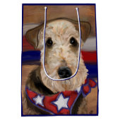 AIREDALE TERRIER MEDIUM CADEAUZAKJE (Achterkant)