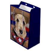AIREDALE TERRIER MEDIUM CADEAUZAKJE (Achterkant Gekanteld)