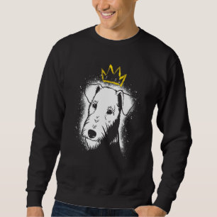 Airedale Terrier met Kroon Trui