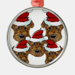 AIREDALE TERRIER METALEN ORNAMENT