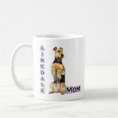 Airedale Terriër Moeder 4 Koffiemok (Links)