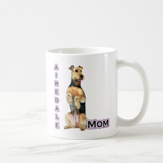Airedale Terriër Moeder 4 Koffiemok (Rechts)