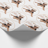 Airedale Terrier Moederdag Cadeaupapier (Hoek)