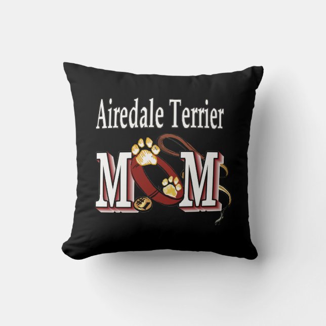 Airedale Terrier MOM Kussen (Voorkant)