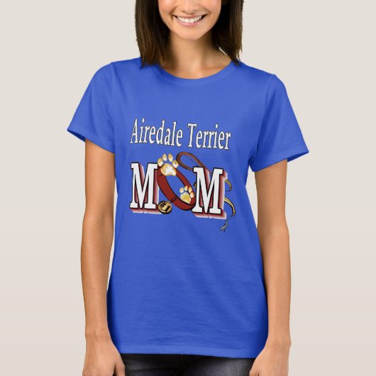 Airedale Terrier MOM T-shirt (Voorkant)