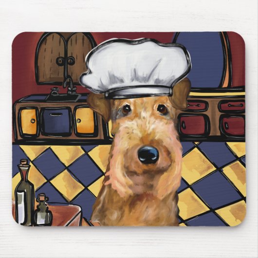Airedale terriër muismat (Voorkant)
