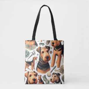  Airedale Terrier Naadloos Tote Bag
