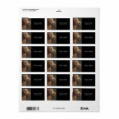 Airedale Terrier Nieuw Adres Etiket (Full Sheet)