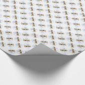 Airedale Terrier Noel Cadeaupapier (Hoek)