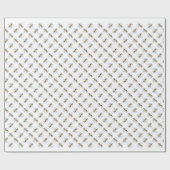 Airedale Terrier Noel Cadeaupapier (Vlak)