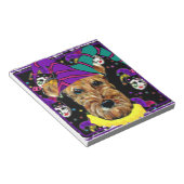 AIREDALE TERRIER NOTITIEBLOK (Schuin)