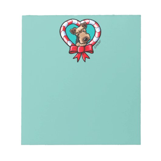 Airedale Terrier-Notitieblok Notitieblok (Voorkant)