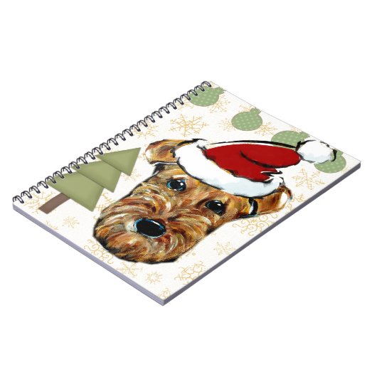 AIREDALE TERRIER NOTITIEBOEK (Linkerzijde)