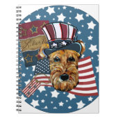 AIREDALE TERRIER NOTITIEBOEK (Voorkant)