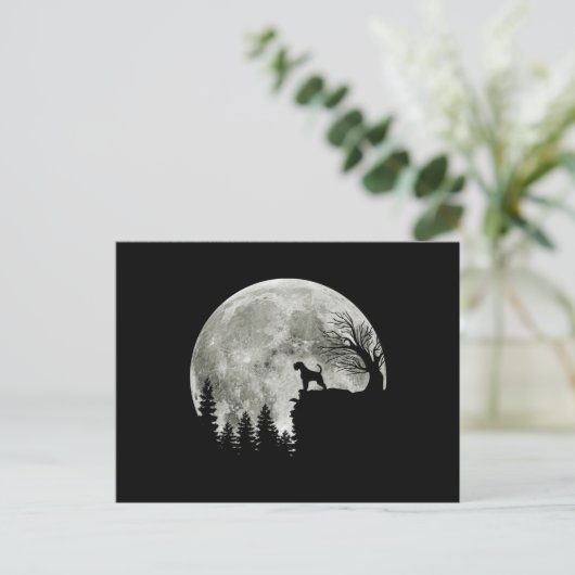 Airedale Terrier on Mountain Halloween Hondenliefh Briefkaart (Staand voorkant)