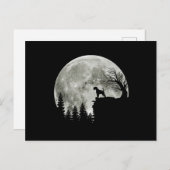 Airedale Terrier on Mountain Halloween Hondenliefh Briefkaart (Voorkant / Achterkant)