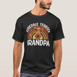 Airedale Terrier Opa Hond Eigenaar Airedale Terrie T-shirt