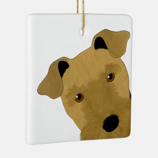 Airedale Terrier Ornament (Rechts)