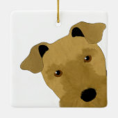 Airedale Terrier Ornament (Achterkant)