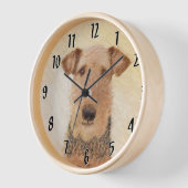 Airedale Terrier Painting - Cute Original Art (Hoek)