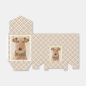 Airedale Terrier Painting - Cute Original Art Bedankdoosjes (Uitgevouwen)