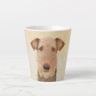 Airedale Terrier Painting - Cute Original Art Latte Mok