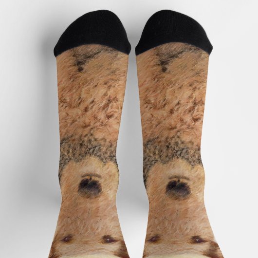 Airedale Terrier Painting - Cute Original Art Sokken (Top)