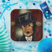 AIREDALE TERRIER PAPIEREN BORDJE (Feest)