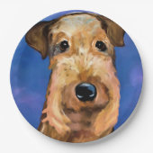  AIREDALE TERRIËR          PAPIEREN BORDJE (Voorkant)