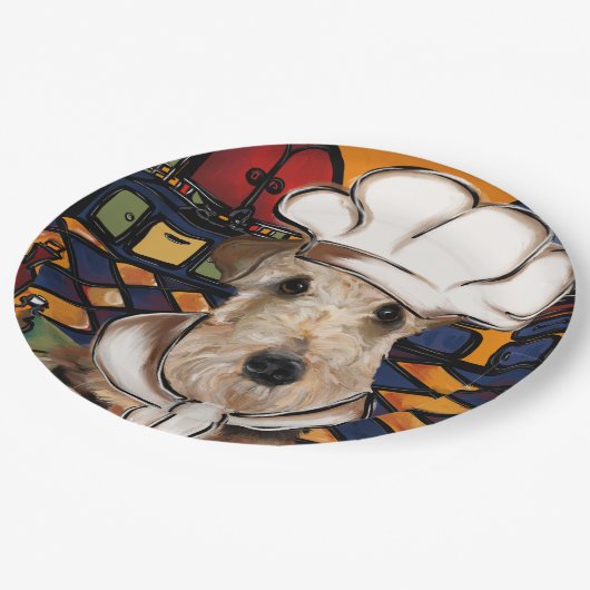 Airedale Terrier Papieren Bordje (Gekanteld)