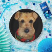 Airedale Terrier   Papieren Bordje (Feest)