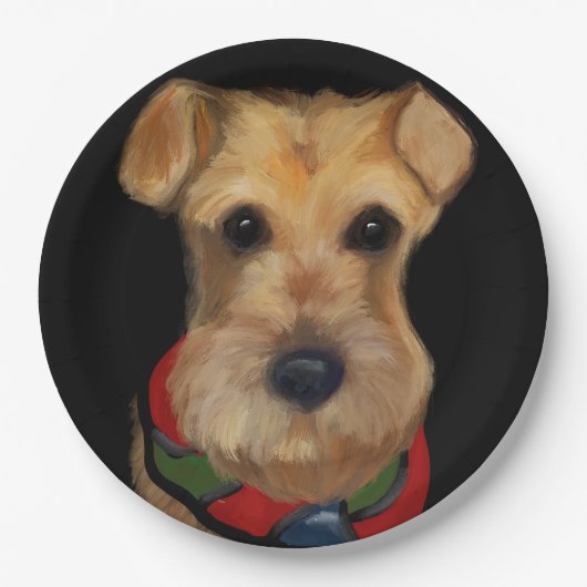 Airedale Terrier   Papieren Bordje (Voorkant)