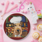 Airedale Terrier Papieren Bordje (Feest)