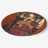 Airedale Terrier Papieren Bordje (Gekanteld)