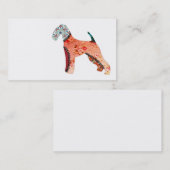 Airedale Terrier Patchwork Pet Visitekaartjes (Voorkant / Achterkant)