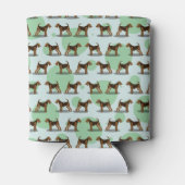 Airedale Terrier Pattern Blikjeskoeler (Achterkant)