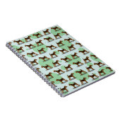 Airedale Terrier Pattern Notitieboek (Rechterzijde)