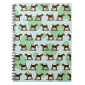 Airedale Terrier Pattern Notitieboek (Voorkant)
