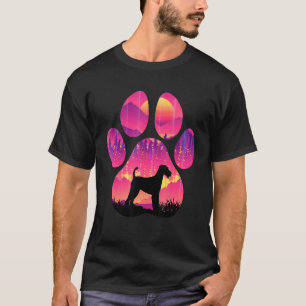 Airedale Terrier Paw Mam Pap Dog Women Mannen T-shirt