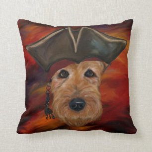 Airedale Terrier Pirate Kussen