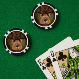 AIREDALE TERRIER POKER CHIPS
