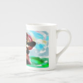 Airedale Terrier Porselein Kop (Rechts)