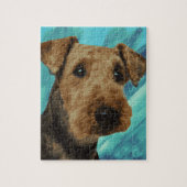 Airedale Terrier Portrait Legpuzzel (Verticaal)
