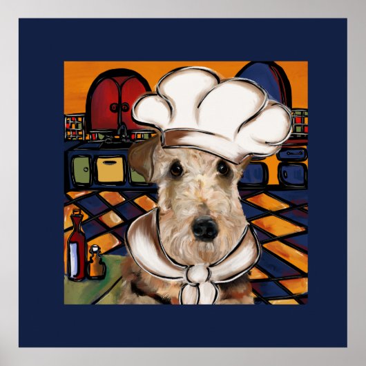 Airedale Terrier Poster (Voorkant)